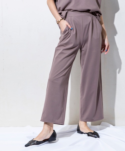 MILLION CARATS（ミリオンカラッツ）の「【STYLE4】撥水加工リラックスワイドパンツ（その他パンツ・レディース・ブラック/ブラウン/オフホワイト・FREE）」の3枚目の写真