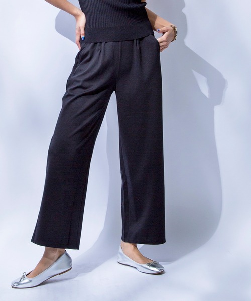 MILLION CARATS（ミリオンカラッツ）の「【STYLE4】撥水加工リラックスワイドパンツ（その他パンツ・レディース・ブラック/ブラウン/オフホワイト・FREE）」の2枚目の写真