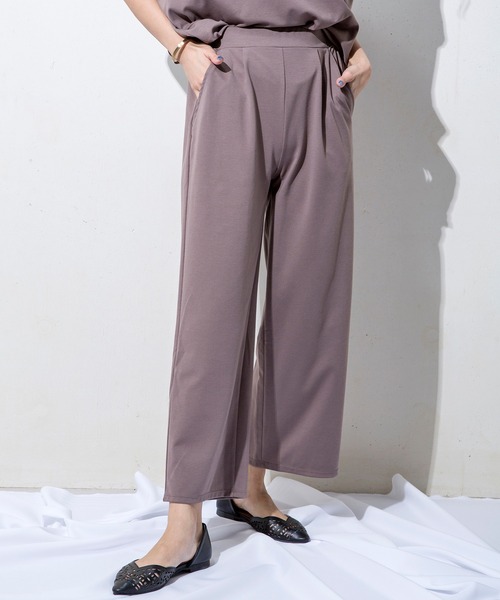 MILLION CARATS（ミリオンカラッツ）の「【STYLE4】撥水加工リラックスワイドパンツ（その他パンツ・レディース・ブラック/ブラウン/オフホワイト・FREE）」の4枚目の写真