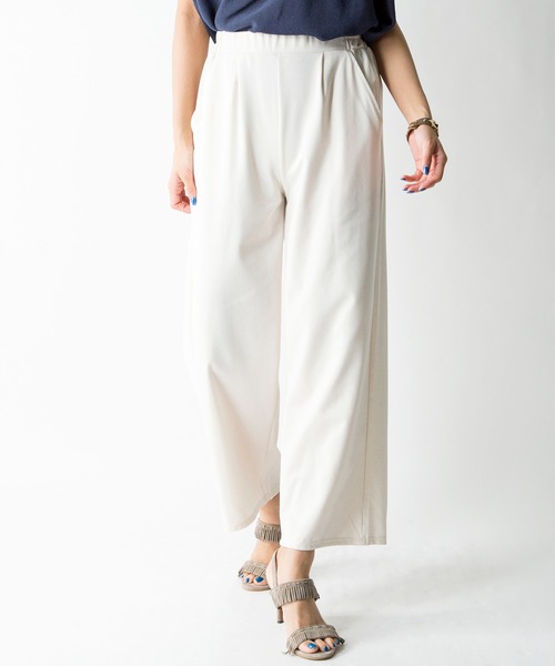 MILLION CARATS（ミリオンカラッツ）の「【STYLE4】撥水加工リラックスワイドパンツ（その他パンツ・レディース・ブラック/ブラウン/オフホワイト・FREE）」の10枚目の写真