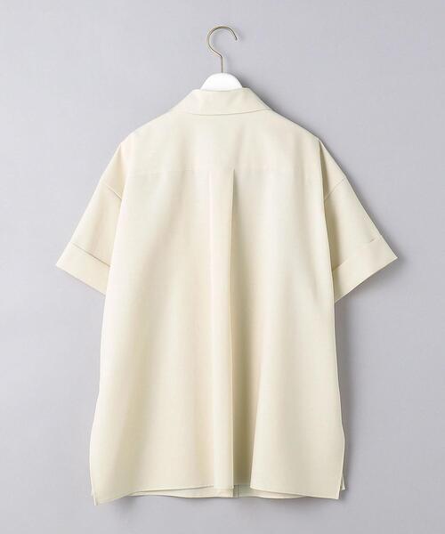 UNITED ARROWS（ユナイテッドアローズ）の「UBC フライフロント 5SL シャツ◆（シャツ/ブラウス・レディース・ベージュ/ライム・FREE）」の12枚目の写真