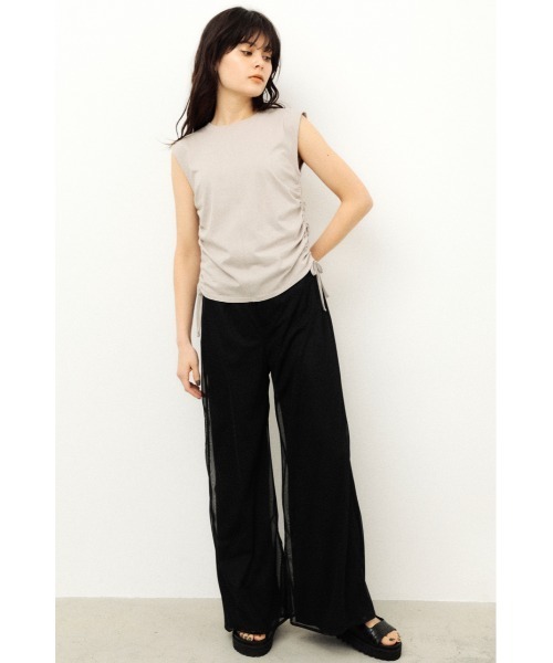 LAGUA GEM（ラグアジェム）の「SHEER FLARE PT（その他パンツ）」 - WEAR display picture 1