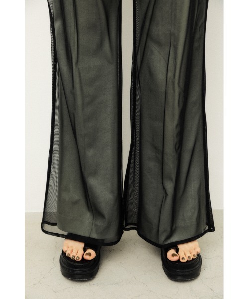 LAGUA GEM（ラグアジェム）の「SHEER FLARE PT（その他パンツ）」 - WEAR display picture 1