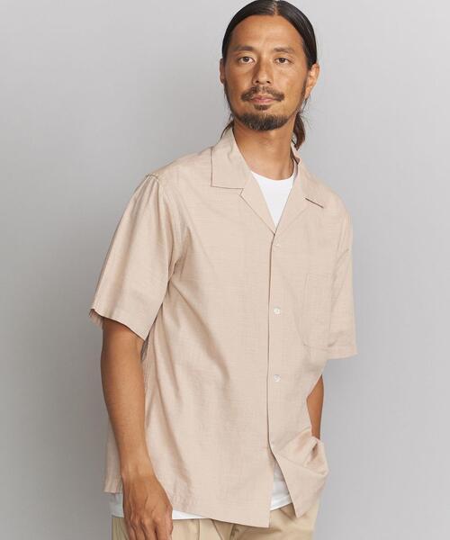 UNITED ARROWS ユナイテッドアローズのオープンカラー半袖シャツ　XL BEAUTY＆YOUTH UNITED ARROWS オープンカラーシャツ ルーズな