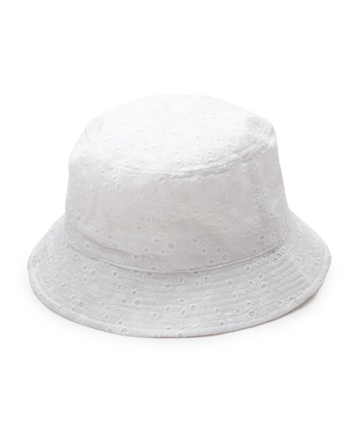 DRESKIP（ドレスキップ）の「◆HIDETRADING PRODUCT レ－スバケットハット（ハット・レディース・アイボリー/ブラック・00）」の3枚目の写真