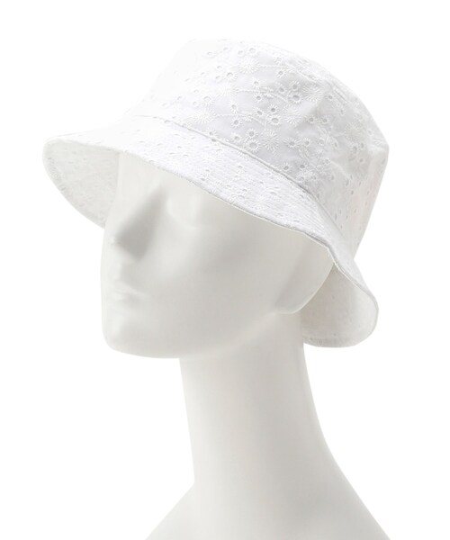 DRESKIP（ドレスキップ）の「◆HIDETRADING PRODUCT レ－スバケットハット（ハット・レディース・アイボリー/ブラック・00）」の5枚目の写真
