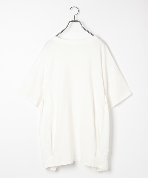 Heather（ヘザー）の「コクーンオーバーＴＥＥ　957016（Tシャツ/カットソー・レディース・ホワイト/オレンジ/ブラック・FREE）」の6枚目の写真