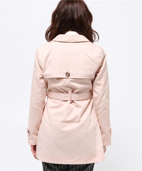 WEGO（ウィゴー）の「WEGO/トレンチコート（トレンチコート・レディース・ベージュ/ライトピンク・FREE）」の5枚目の写真