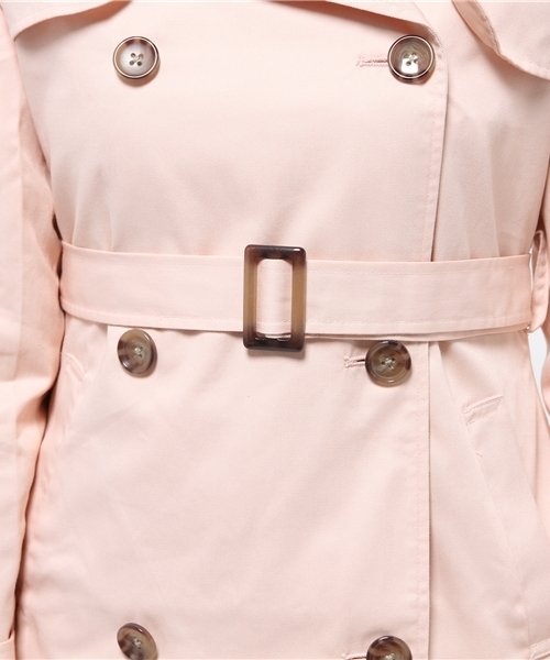 WEGO（ウィゴー）の「WEGO/トレンチコート（トレンチコート・レディース・ベージュ/ライトピンク・FREE）」の10枚目の写真