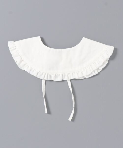 JAM & LINK（ジャムアンドリンク）の「フリルつけ襟（付け襟・キッズ・ホワイト・SMALL/MEDIUM）」の2枚目の写真