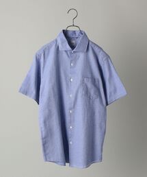 SHIPS | 【No tie, but smartness.】SHIPS: 《ストレッチ》 セミワイドカラー レノクロス シャツ S/S(シャツ/ブラウス)