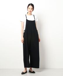Samansa Mos2 | 脇リボンキャミサロペット(サロペット/オーバーオール)