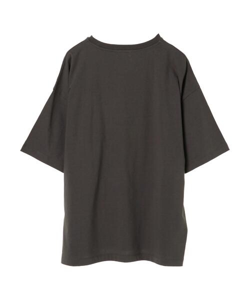 earth music&ecology（アースミュージックアンドエコロジー）の「PAS DE NOUVELLES びっぐT ＊（Tシャツ/カットソー・レディース・チャコールグレー/オフホワイト・FREE）」の22枚目の写真