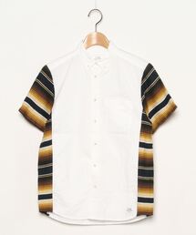 CRIMIE | ボーダー柄半袖シャツ(シャツ/ブラウス)