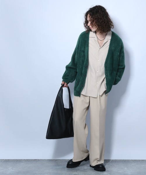 HARE（ハレ）の「モダールカイキンシャツLS(HARE)（シャツ/ブラウス・メンズ・ブラック/グレー/ライトグレー/ボルドー・SMALL/MEDIUM）」の15枚目の写真