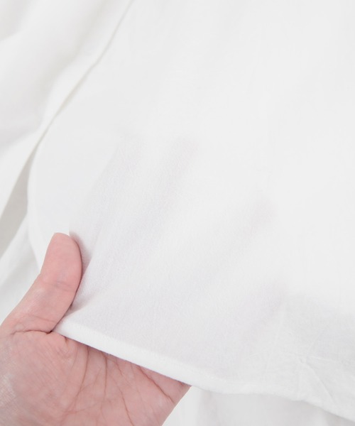 titivate（ティティベイト）の「ﾊﾞｯｸﾃｨｱｰﾄﾞﾐﾆﾜﾝﾋﾟｰｽ（シャツワンピース・レディース・ブルー系その他/ブラック/オフホワイト・L/S/M）」の14枚目の写真