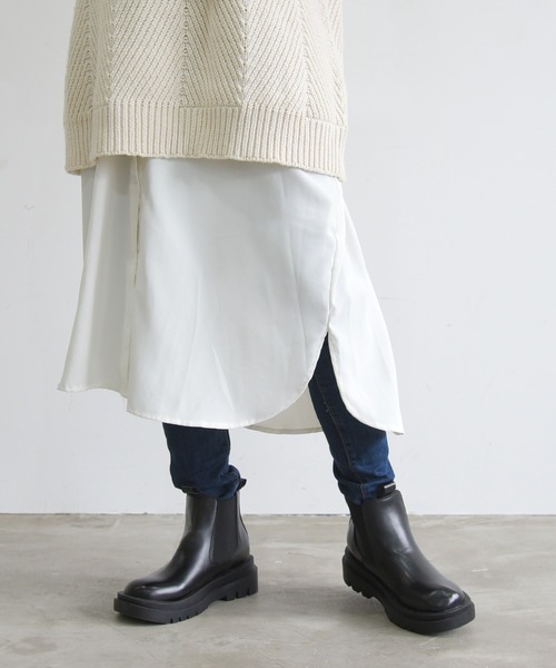 NOFALL（ノーフォール）の「トラックソールサイドゴアショートビガーブーツ（ブーツ・レディース・ブラック・S/LL/M/L）」の21枚目の写真