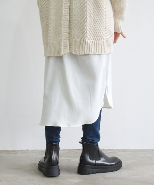 NOFALL（ノーフォール）の「トラックソールサイドゴアショートビガーブーツ（ブーツ・レディース・ブラック・S/LL/M/L）」の20枚目の写真