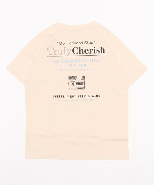 repipi armario（レピピ アルマリオ）の「バックロゴBIGTシャツ2（Tシャツ/カットソー・キッズ・ブルー/ミント/ブラウン/アイボリー・MEDIUM/LARGE）」の6枚目の写真