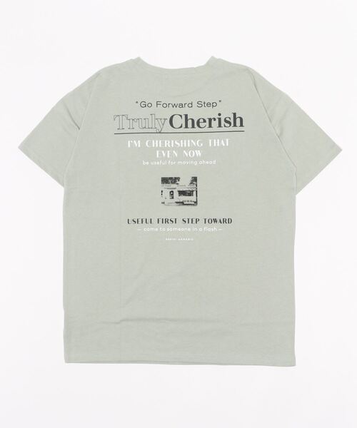 repipi armario（レピピ アルマリオ）の「バックロゴBIGTシャツ2（Tシャツ/カットソー・キッズ・ブルー/ミント/ブラウン/アイボリー・MEDIUM/LARGE）」の7枚目の写真