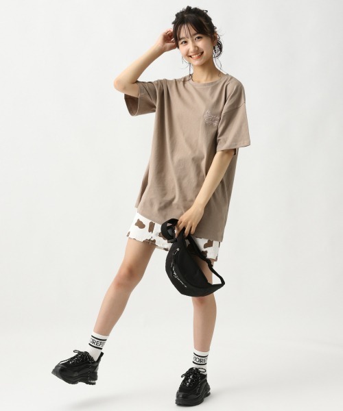 repipi armario（レピピ アルマリオ）の「バックロゴBIGTシャツ2（Tシャツ/カットソー・キッズ・ブルー/ミント/ブラウン/アイボリー・MEDIUM/LARGE）」の16枚目の写真