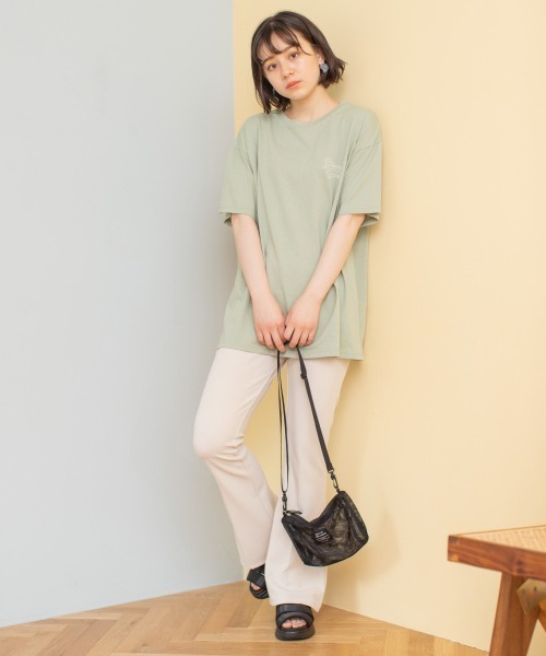 repipi armario（レピピ アルマリオ）の「バックロゴBIGTシャツ2（Tシャツ/カットソー・キッズ・ブルー/ミント/ブラウン/アイボリー・MEDIUM/LARGE）」の18枚目の写真