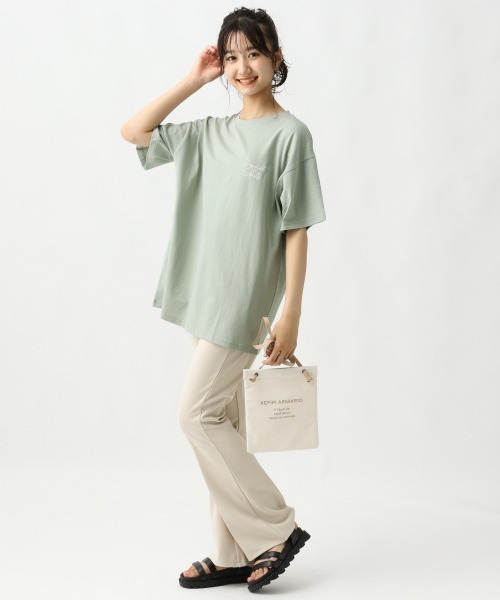 repipi armario（レピピ アルマリオ）の「バックロゴBIGTシャツ2（Tシャツ/カットソー・キッズ・ブルー/ミント/ブラウン/アイボリー・MEDIUM/LARGE）」の22枚目の写真