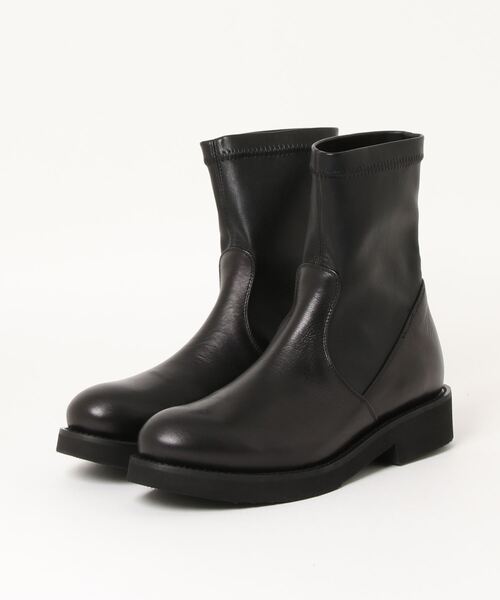 FABIO RUSCONI(ファビオルスコーニ)の「FABIO RUSCONI / CLIO 911 / ストレッチレザーソックスブーツ(ブーツ・レディース・ブラック・39/37/38/35/36/40)」の2枚目の写真