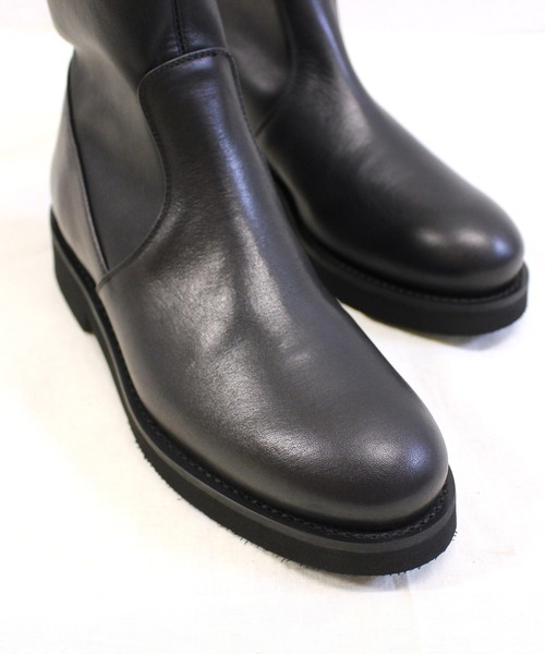 FABIO RUSCONI(ファビオルスコーニ)の「FABIO RUSCONI / CLIO 911 / ストレッチレザーソックスブーツ(ブーツ・レディース・ブラック・39/37/38/35/36/40)」の6枚目の写真