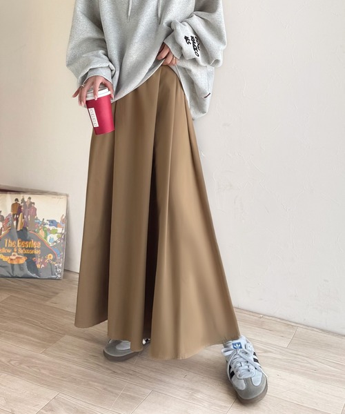 セール】ふわり舞う。タックフレアボリュームスカート（スカート