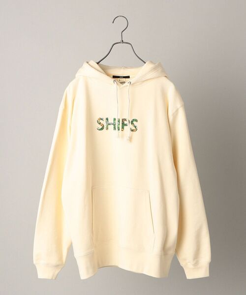 SHIPS(シップス)の「【WEB限定】SHIPS: フラワー柄 SHIPS ロゴ ユニセックス スウェット パーカー(パーカー・メンズ・ピンク/ネイビー/ブラック/オフホワイト・MEDIUM/LARGE/SMALL/X-LARGE)」の11枚目の写真