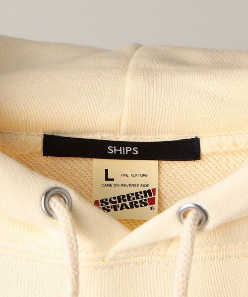 SHIPS(シップス)の「【WEB限定】SHIPS: フラワー柄 SHIPS ロゴ ユニセックス スウェット パーカー(パーカー・メンズ・ピンク/ネイビー/ブラック/オフホワイト・MEDIUM/LARGE/SMALL/X-LARGE)」の13枚目の写真
