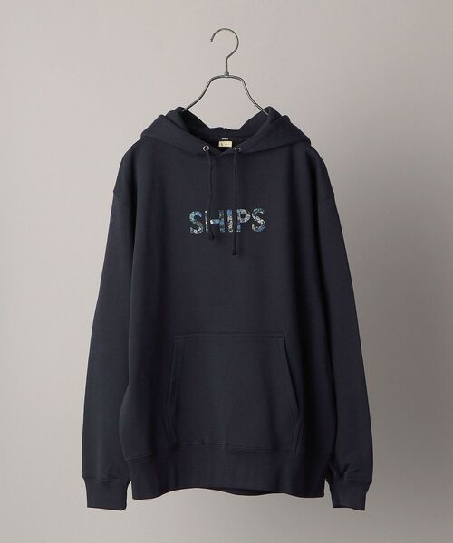 SHIPS(シップス)の「【WEB限定】SHIPS: フラワー柄 SHIPS ロゴ ユニセックス スウェット パーカー(パーカー・メンズ・ピンク/ネイビー/ブラック/オフホワイト・MEDIUM/LARGE/SMALL/X-LARGE)」の19枚目の写真