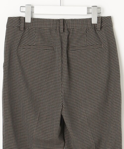 J.PRESS(ジェイプレス)の「【洗える】NEWESTバックピーチチェック テーパード パンツ(その他パンツ・レディース・ブラウン系3・7/13/9/11)」の13枚目の写真