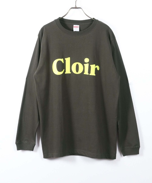 HER CLOSET（ハークローゼット）の「【HERCLOSET】WEB限定CloirロゴロンT 新色追加 WEB LIMITED CLOIR LOGO LONG TEE NEW COLOR（Tシャツ/カットソー・レディース・ブラック/チャコールグレー/ホワイト/ブラウン/ネイビー・S/L/M）」の6枚目の写真