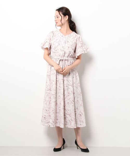 Areeam（アリーム）の「繊細なお花たちのワンピース（ワンピース