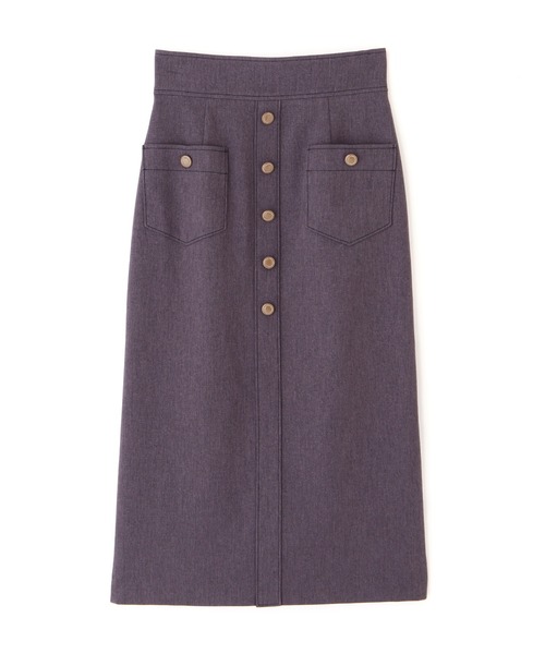 PROPORTION BODY DRESSING（プロポーションボディドレッシング）の「フロント釦ハイウエストタイトスカート / 1211220008（スカート・レディース・パープル/ブラウン・MEDIUM/SMALL）」の14枚目の写真