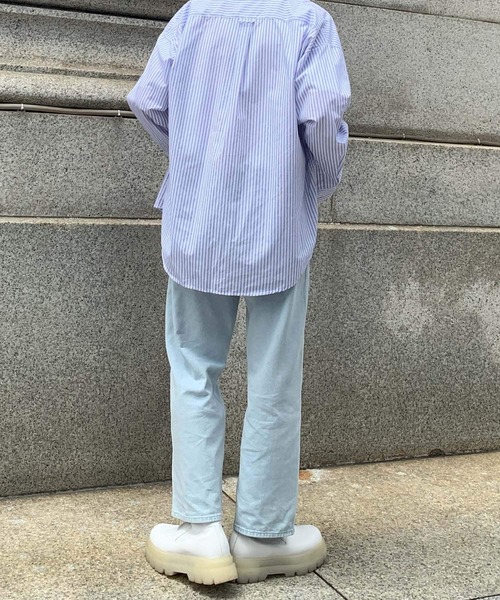 HEYUMM(ヘユム)の「ルーズシルエットデニムパンツ(デニムパンツ・レディース・ブラック/ライトインディゴブルー/ワンウォッシュ・ONE)」の18枚目の写真