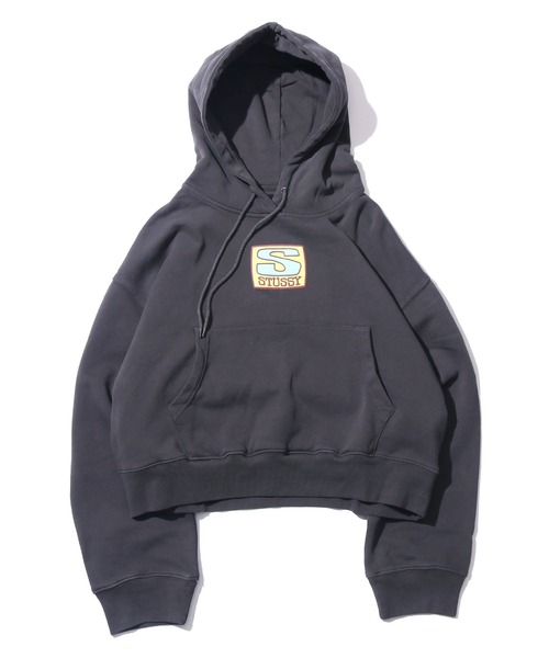 STUSSY（ステューシー）の「STUSSY/ステューシー AGNESS BOXY CROP HOOD FLEECE フーディー（パーカー・メンズ・チャコールグレー/アッシュグレー・L）」の17枚目の写真