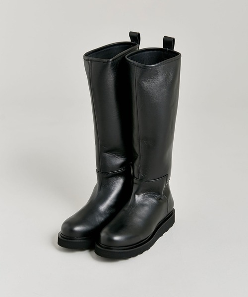 CAMINANDO（カミナンド）の「CAMINANDO/RIDING LONG BOOTS（ブーツ・レディース・ブラック/ブラウン・37/36/38）」の15枚目の写真