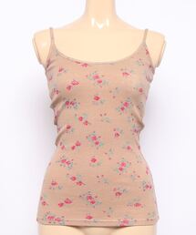 【直営店限定】 SUPER RIB CAMISOLE (FLOWER) スーパーリブキャミソール (フラワー)