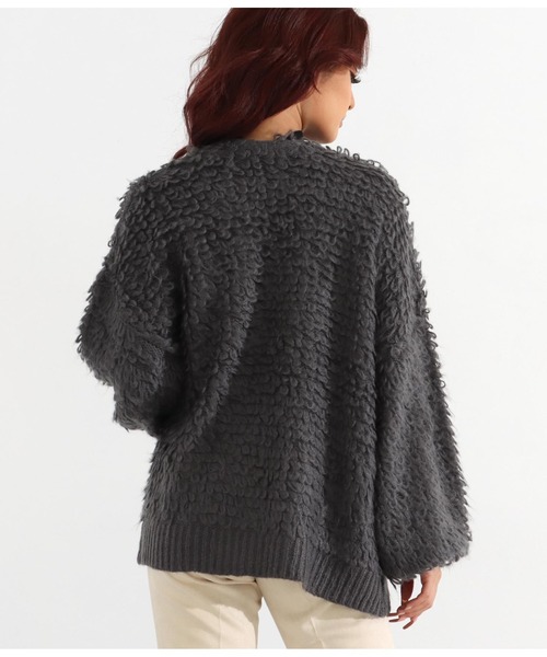 LATINA（ラティーナ）の「ループニットコーディガン（カーディガン/ボレロ・レディース・グレー・FREE）」の5枚目の写真