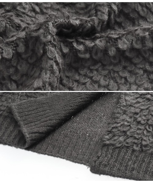 LATINA（ラティーナ）の「ループニットコーディガン（カーディガン/ボレロ・レディース・グレー・FREE）」の6枚目の写真