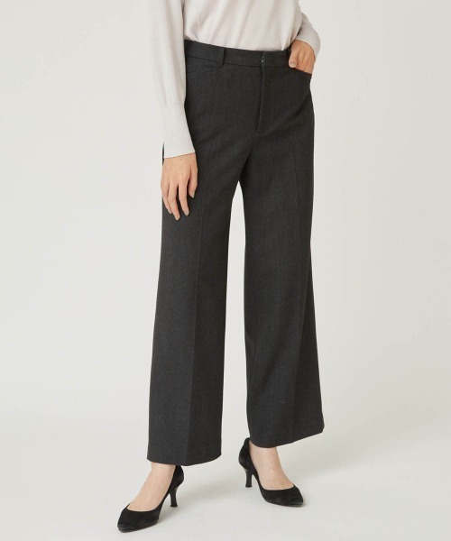 la.f…（ラエフ）の「《ラエフ定番アイテム【極】シリーズ》《セットアップ対応》ピクシエスタECOワイドパンツ（その他パンツ・レディース・チャコールグレー/ブラック系その他/ブラック/ホワイト/グレー・7号/11号/9号）」の4枚目の写真