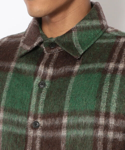 LUSOR(ルーソル)の「LUSOR(ルーソル)BIG CHECK SH ビッグチェックシャツ(シャツ/ブラウス・メンズ・ネイビー/オレンジ/ブラック/グリーン・FREE)」の8枚目の写真