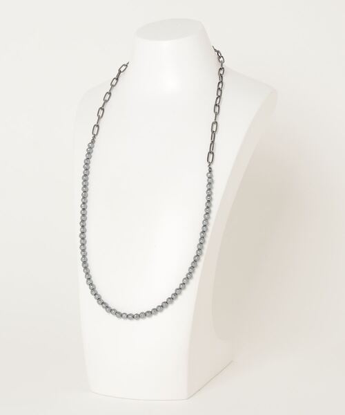 Mag.（マグ）の「【カラーアクリルパール】コンビネックレス（ネックレス・メンズ・ホワイト/ブラック/グレー・FREE）」の21枚目の写真