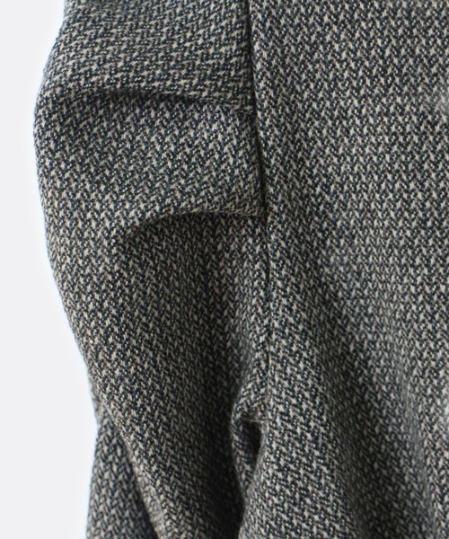 NOMAE（ノーマエ）の「【NOMAE】ツイードフロントボタンワンピース（ワンピース・レディース・ブラック/ライトブラウン/レッド・FREE）」の6枚目の写真