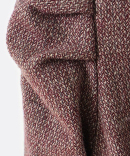 NOMAE（ノーマエ）の「【NOMAE】ツイードフロントボタンワンピース（ワンピース・レディース・ブラック/ライトブラウン/レッド・FREE）」の14枚目の写真