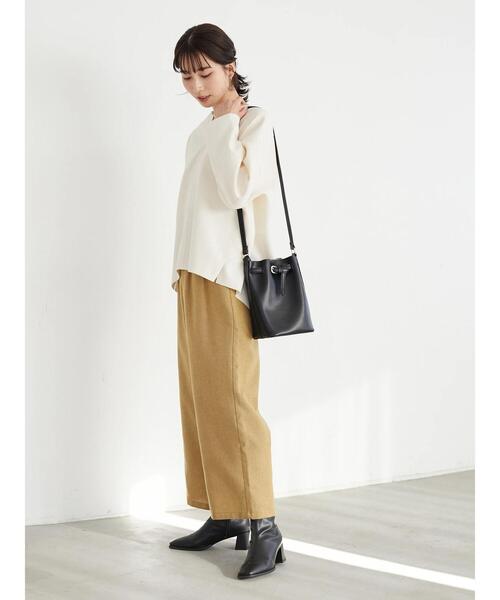 Green　Parks（グリーンパークス）の「洗えるツイードパンツ＊（その他パンツ・レディース・ブラック/イエロー・M/L）」の14枚目の写真