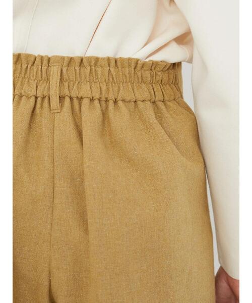 Green　Parks（グリーンパークス）の「洗えるツイードパンツ＊（その他パンツ・レディース・ブラック/イエロー・M/L）」の7枚目の写真